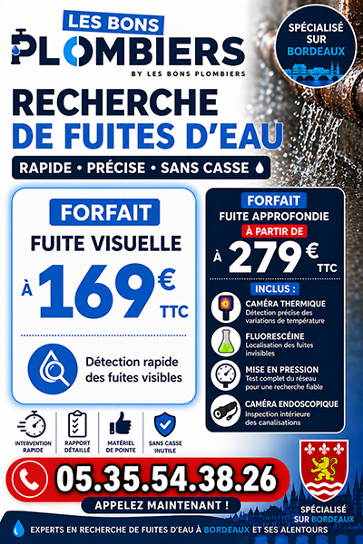Recherche de Fuite Bordeaux